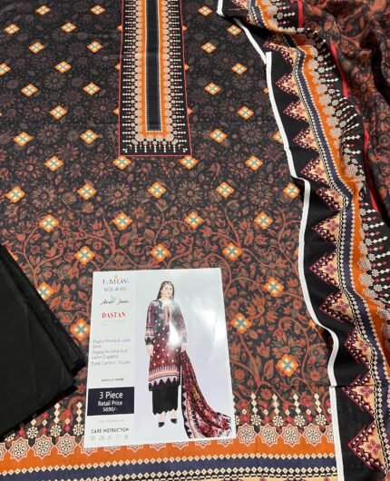 DASTAN By Humrawa Digital Printed Lawn 3PCs